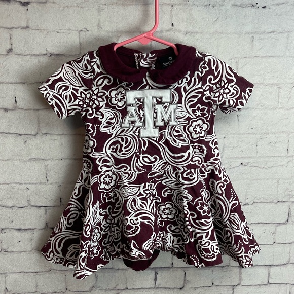 Colosseum infant size 6-12 months Texas A&M dress - Picture 1 of 4
